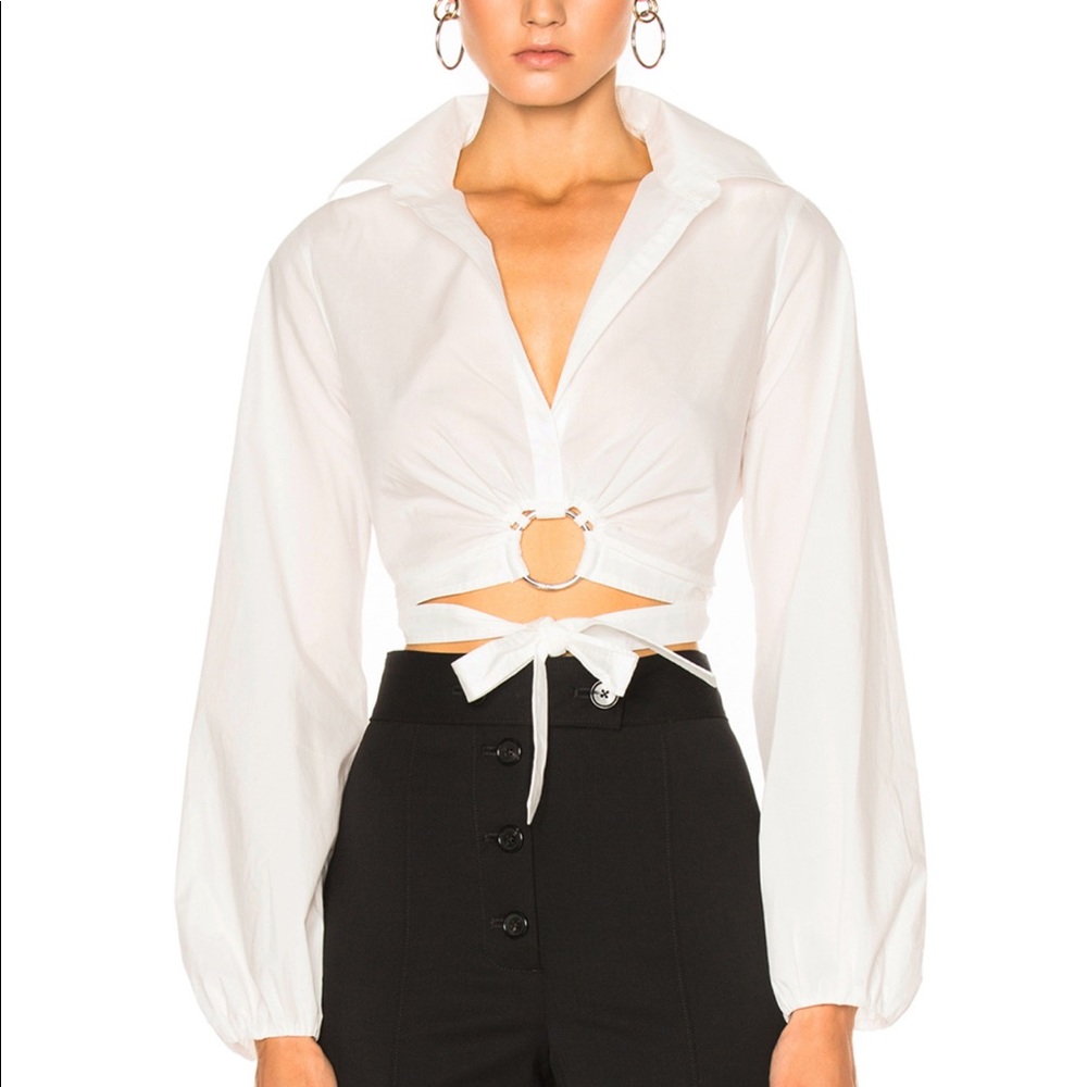 Cinq a Sept Trillion top white S